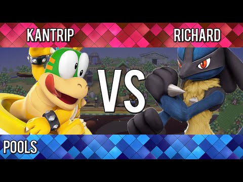 Smash2School - Kantrip (Bowser Jr.) vs. Richard (Lucario, Sonic) - SSB4