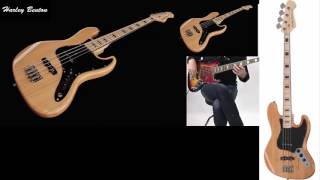 Video thumbnail for Harley Benton JB-75NA Vintage Series . Cheap bass test by Music AL Box