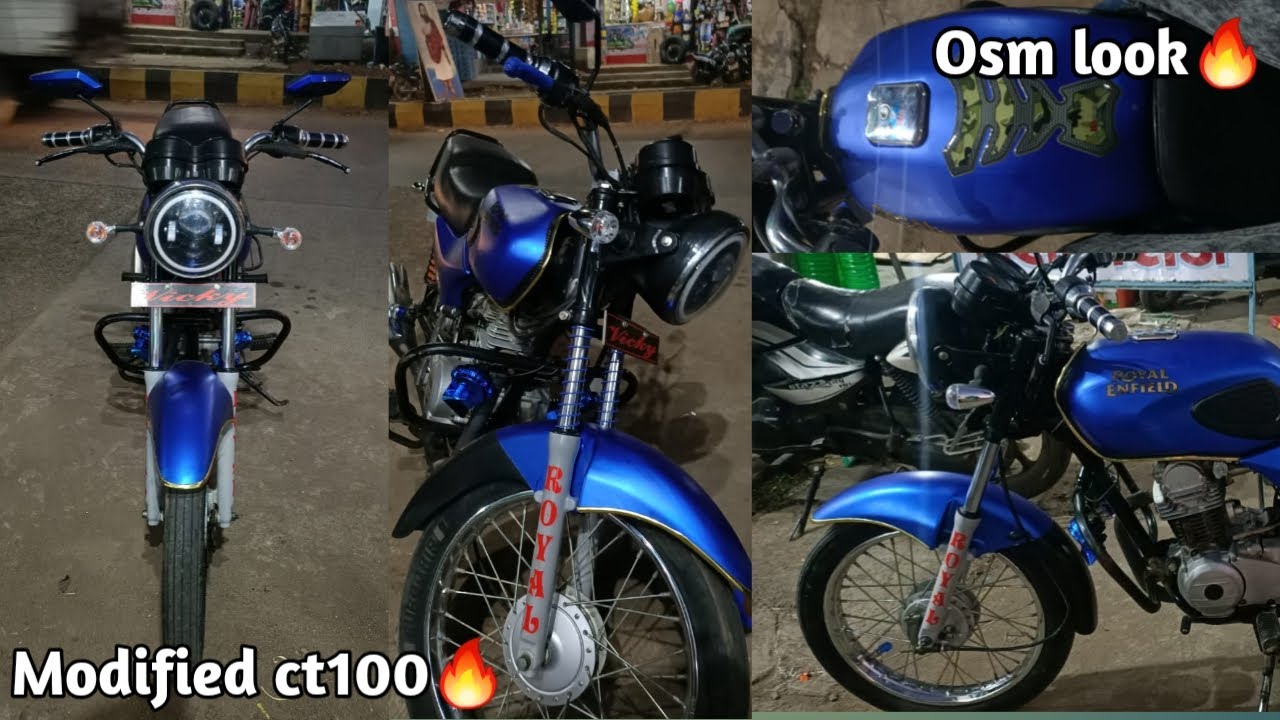 Modified Bajaj ct100|Techno shubham|