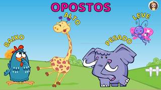 Opostos! Longe-Perto, Pequeno-Grande....