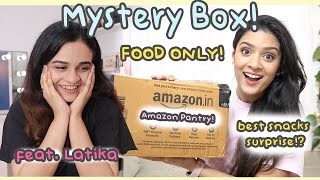 ✨*Food* Mystery Box Challenge with @Latika Sehgal | Best snacks from Amazon Pantry? | #JuneJourney