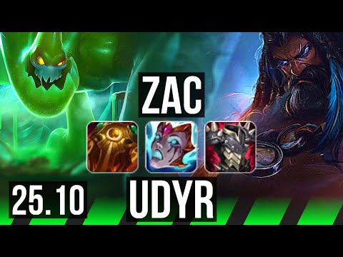 ZAC vs UDYR (JGL) | 14/2/14, Legendary | NA Grandmaster | 25.10