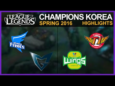 [Highlights] AF vs SSG & JAG vs SKT / W1D4 / LCK Spring 2016