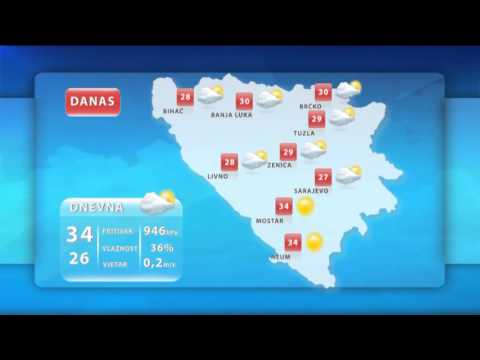 Vremenska prognoza 22 07 2013