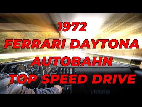 Thumbnail for Classic Ferrari 365 GTB/4 Daytona top speed testdrive up to 280 km/h (174 mph) by Ferrari 365