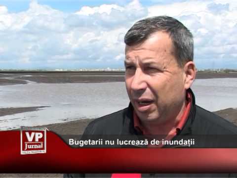 Bugetarii nu lucrează de inundații
