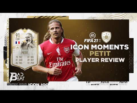 (91) ICON MOMENTS PETIT PLAYER REVIEW - FIFA 21 ULTIMATE TEAM