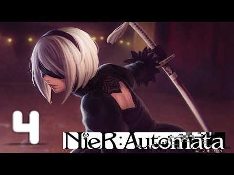 NieR Automata прохождение Part 4 (Пропавшая девочка)