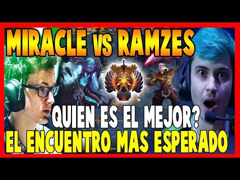¡HISTÓRICO! Miracle se enfrenta a Ramzes666 - El Encuentro Mas Esperado - Dota 2