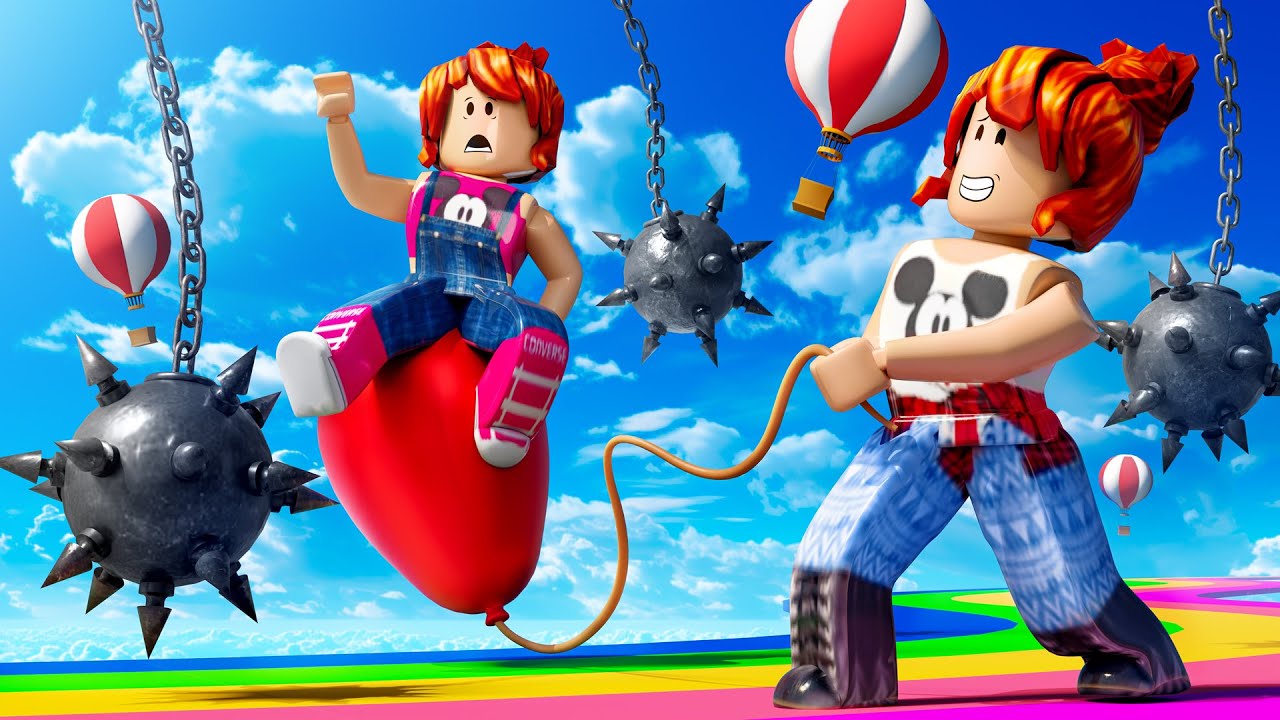 VIREI UM BALÃO e NÃO POSSO ESTOURAR! (Roblox Balloon Buddies)