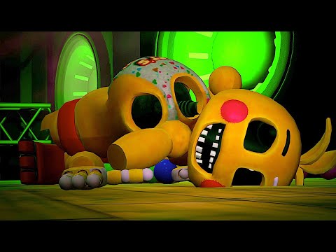 Toy Chica Trying To Control Monty Course Gets Destroyed - Five Nights At Freddy's Security Breach
