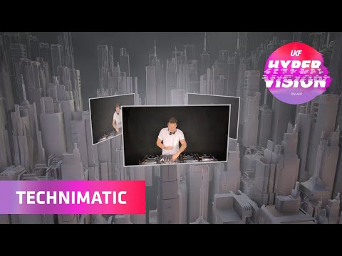 Technimatic DJ Set - visuals by Bertie Sampson (UKF On Air: Hyper Vision)