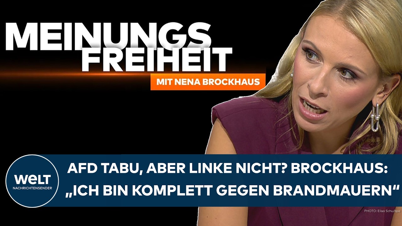 BROCKHAUS: "Ich bin komplett gegen Brandmauern!" - AfD tabu, aber Linke nicht? MEINUNGSFREIHEIT