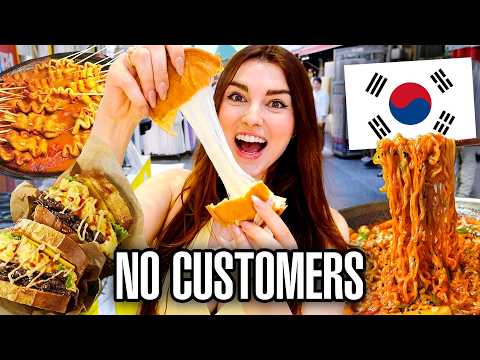 손님 없는 한국 노점만 골라 먹방 찍었더니 해외 반응은