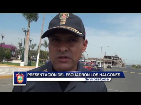 Presentaci&oacute;n Oficial del Escuadr&oacute;n Los Halcones en Pueblo Nuevo