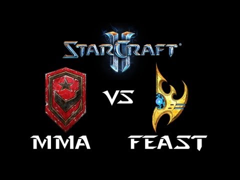 StarCraft 2 - MMA [T] vs Feast [P] (Commentary)