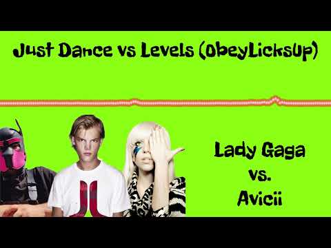 Lady Gaga - Just Dance vs. Avicii - Levels (ObeyLicksUp)