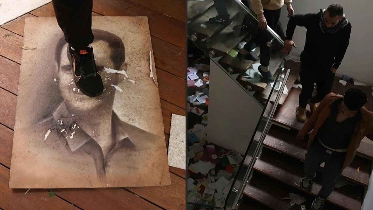 Casa de Assad é saqueada | AFP