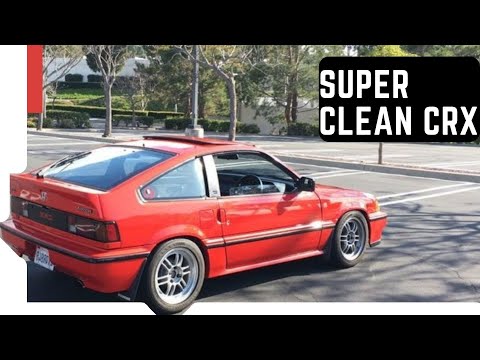 MINT 1987 Honda Crx Si: Second Endeavor