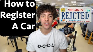 How to Register your car at the dmv
