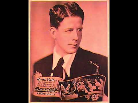 Rudy Vallee - I Raised My Hat 1933