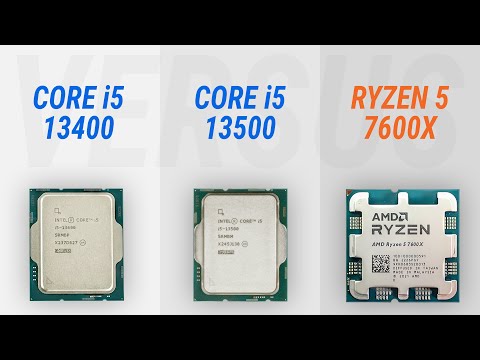 Core i5-13400 vs Core i5-13500 vs Ryzen 5 7600X w/ RTX 4090