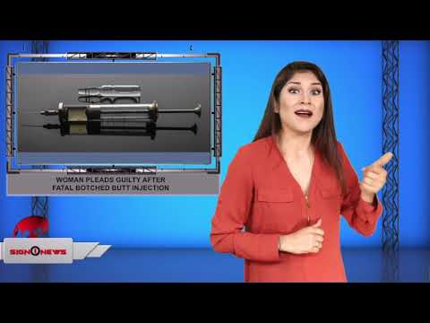 Woman pleads guilty after fatal botched butt injection (ASL - 10.20.19)