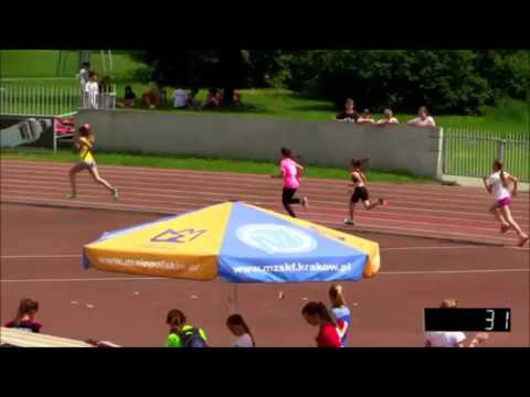 Lena 500m 1:36:80 Otwarte Mistrzostwa Krakowa w Lekkiej Atletyce 2016
