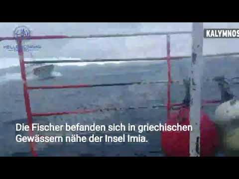 Türkische Küstenwache bedrängt und kollidiert fast griechisches Fischerboot