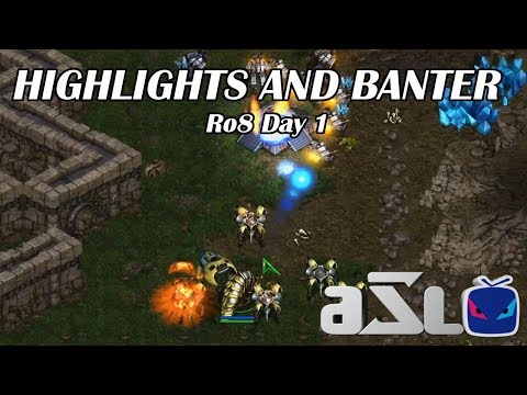 Tasteless and Artosis - StarCraft Remastered - ASL Season 8 Ro. 8 Day 1 - Highlights and Banter
