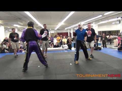 Troy Sexton vs Ross Levine WAKO Men's Fighting at New England Open 2012