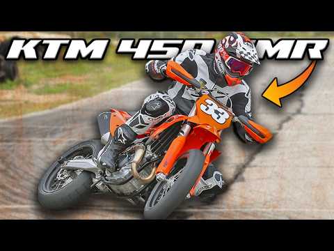 Supermoto-Fahren auf der neuen KTM 450 SMR 2025 - Cycle News