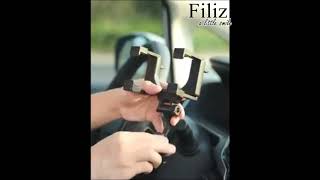 Filiz® Universal Rear View Mirror Mount Mobile Holder