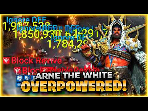 I'M SPEECHLESS! Arne The White Is NEXT LEVEL Raid: Shadow Legends [Test Server]