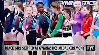 WATCH: Black Gymnast IGNORED By Officials During Medal Ceremony