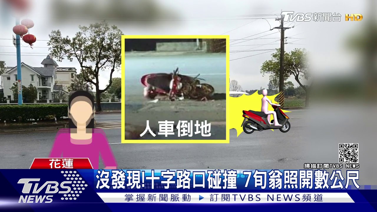 無號誌燈！女騎士返家遇死劫　撞車遭拖行