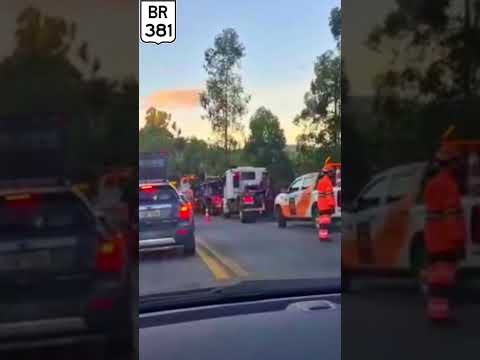 Acidente na BR 381 em João Monlevade MG.