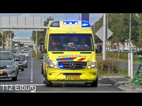 A1 Ambulances uit Flevoland, Noord- en Oost Gelderland & IJsselland met spoed bij het Isala Zwolle