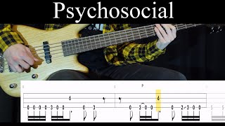 Psychosocial (Slipknot) - Bass Cover (With Tabs) by Leo Düzey