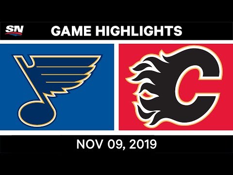 NHL Highlights | Blues vs. Flames – Nov. 9, 2019