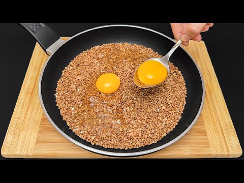 If you have eggs and buckwheat, be sure to cook it for breakfast! Simple recipe