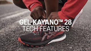 ASICS GEL-KAYANO™ 28 Tech Features anuncio