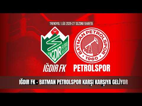 🔴 CANLI | Iğdır FK - Batman Petrolspor | Maç Önü  |