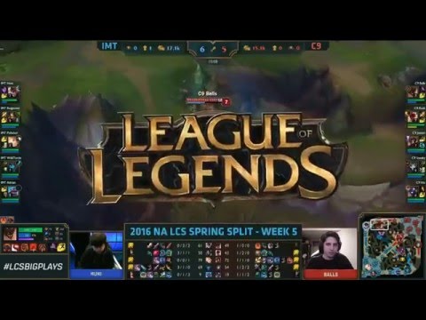 NA LCS VOD Review of IMT vs C9 on Week 5 Day 2 by IWDominate