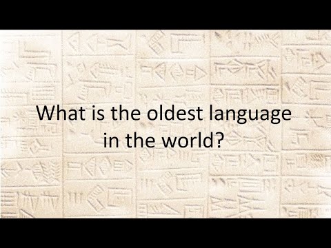 What is the 'Oldest Language'?