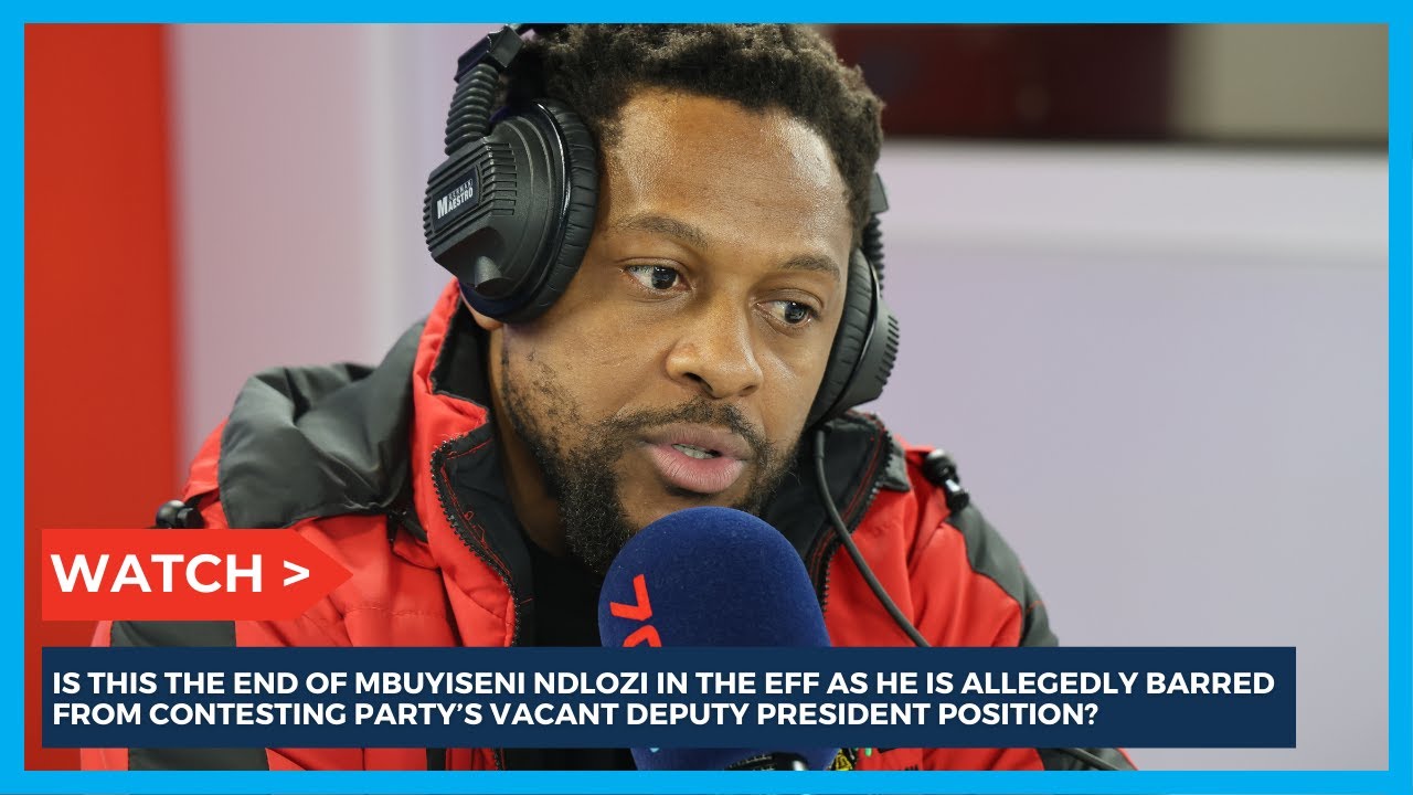 Is Mbuyiseni Ndlozi the next official to exit EFF as he is allegedly barred from party's conference?