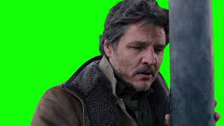 Pedro Pascal Joel (The Last of Us) panic attack green screen