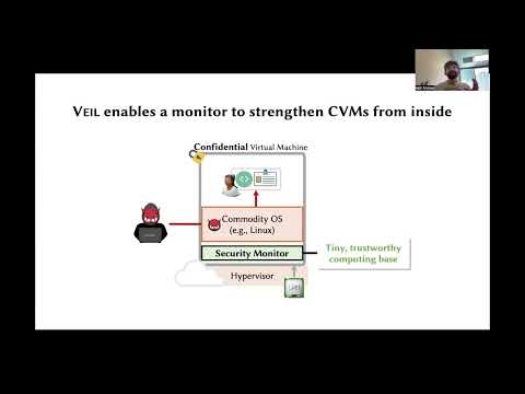 ASPLOS'24 - Lightning Talks - Session 10D - Veil: A Protected Services Framework for Confidential Vi