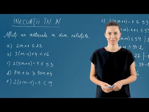 Inecuații în N - Matematica - Clasa a V-a