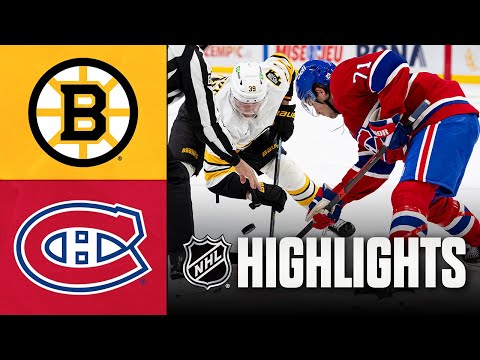 Boston Bruins vs. Montreal Canadiens | NHL Highlights | November 15, 2025